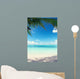 Caribbean sea and coconut palms 
