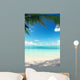 Caribbean sea and coconut palms 