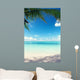Caribbean sea and coconut palms 