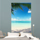 Caribbean sea and coconut palms 
