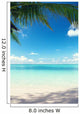 Caribbean sea and coconut palms 