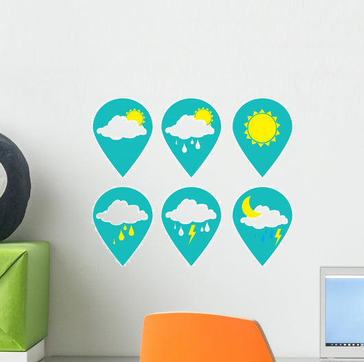 Weather design Wall Decal