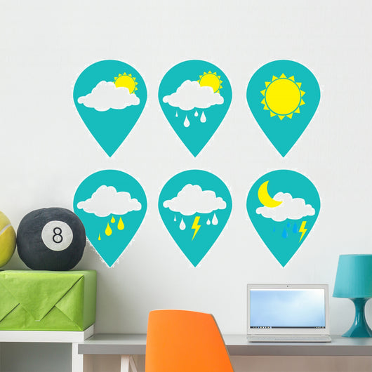 Weather design Wall Decal