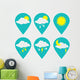 Weather design Wall Decal