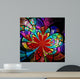 Colorful fractal flower, digital artwork Wall Mural