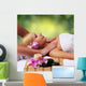 Spa Massage Beautiful Blonde Wall Decal