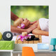 Spa Massage Beautiful Blonde Wall Decal