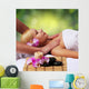 Spa Massage Beautiful Blonde Wall Decal