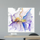 Flying watercolor Wall Mural