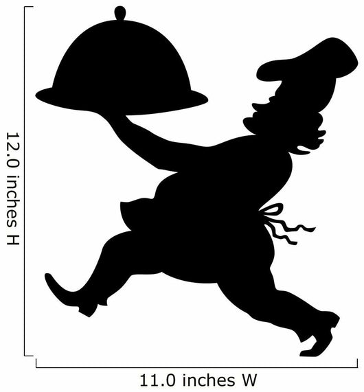 Cook Chef Silhouette Wall Decal