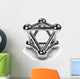 3D Reflective Atom Wall Decal