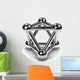 3D Reflective Atom Wall Decal