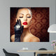Beauty Fashion Glamour Girl Portrait. Vintage Style 