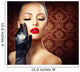 Beauty Fashion Glamour Girl Portrait. Vintage Style 