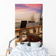 Deck of a Vintage Ship at Dusk Wall Mural