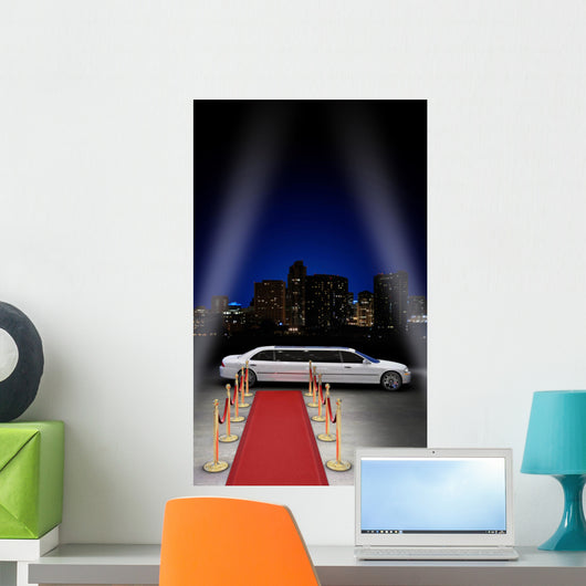 Limousine Parked Wall Mural
