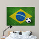Football World Cup World Cup 2014 Brazil - flag on lawn 