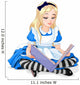 Alice Reading a Book Wall Decal