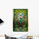 Beautiful Stained-Glass Window Wall Mural