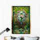 Beautiful Stained-Glass Window Wall Mural