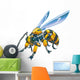 Robot Wasp Vector Clip Art Illustration 