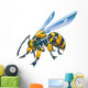 Robot Wasp Vector Clip Art Illustration 