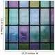 Colored Stained Glass Window Wall Decal