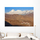 Muktinath Sacred Place Buddhists. Dhaulagiri peak (8167 m). Wall Mural