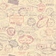 Postage Themed with Vintage Wall Decal