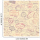 Postage Themed with Vintage Wall Decal