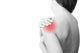 Pain in the women's shoulder 