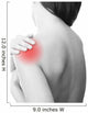 Pain in the women's shoulder 