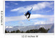 Snowboard (in the air) Wall Mural