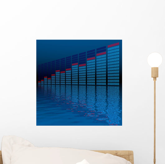 graphics equalizer (high resolution 3D image) Wall Mural