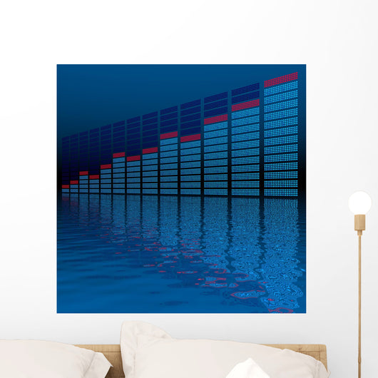 graphics equalizer (high resolution 3D image) Wall Mural