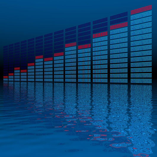 graphics equalizer (high resolution 3D image) Wall Mural