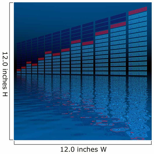 graphics equalizer (high resolution 3D image) Wall Mural