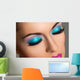 Beautiful girl with colorful makeup 