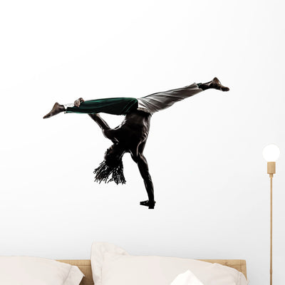 Black Man Dancer Dancing shown on a wall