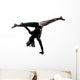 Black Man Dancer Dancing Capoeira Silhouette 