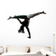 Black Man Dancer Dancing Capoeira Silhouette 