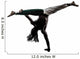 Black Man Dancer Dancing Capoeira Silhouette 