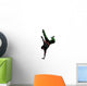 hip hop acrobatic break dancer breakdancing young man handstand Wall Decal