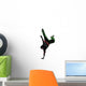 hip hop acrobatic break dancer breakdancing young man handstand Wall Decal