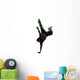 hip hop acrobatic break dancer breakdancing young man handstand Wall Decal