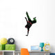 hip hop acrobatic break dancer breakdancing young man handstand Wall Decal
