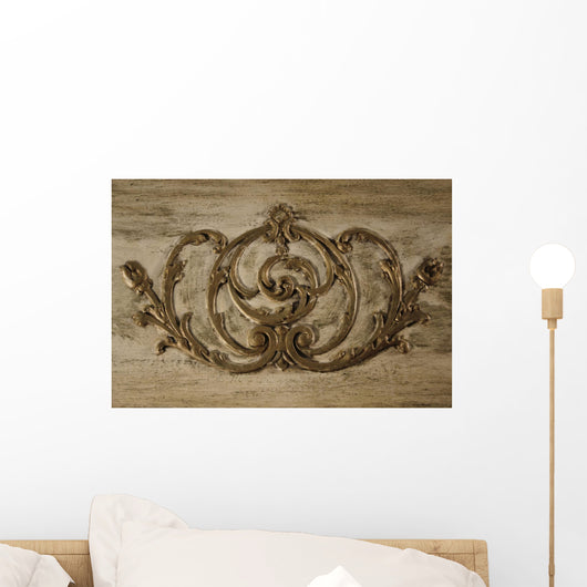 Vintage Scroll Work Wall Mural