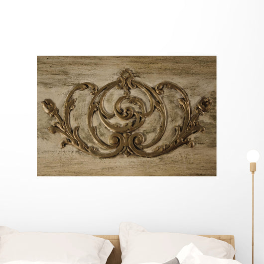 Vintage Scroll Work Wall Mural