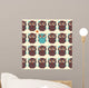 Cute Colorful Seamless Pattern Wall Decal
