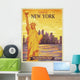 Travel to New York Poster, Vintage 